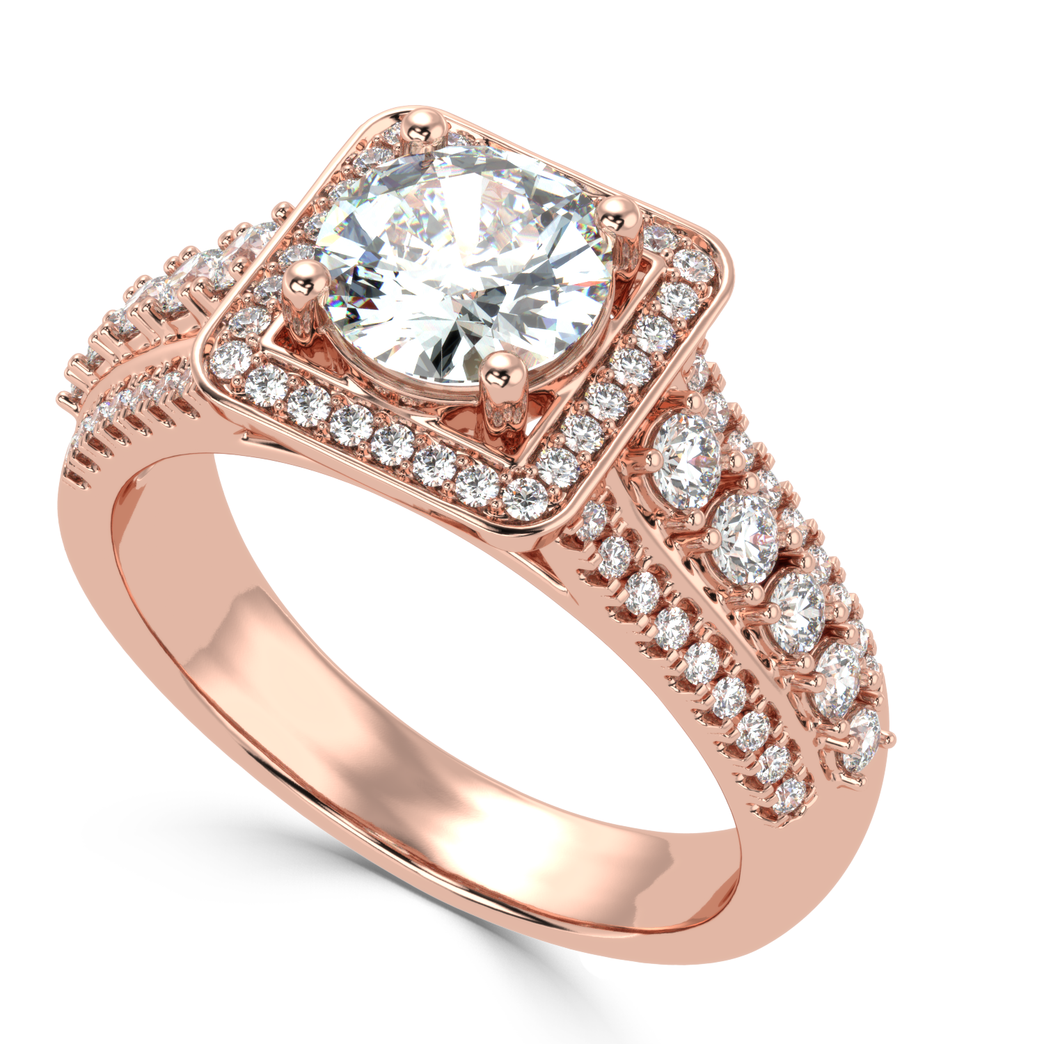 Buy 1.74Ct H VS1 Natural Diamond Ring | SolitaireKart